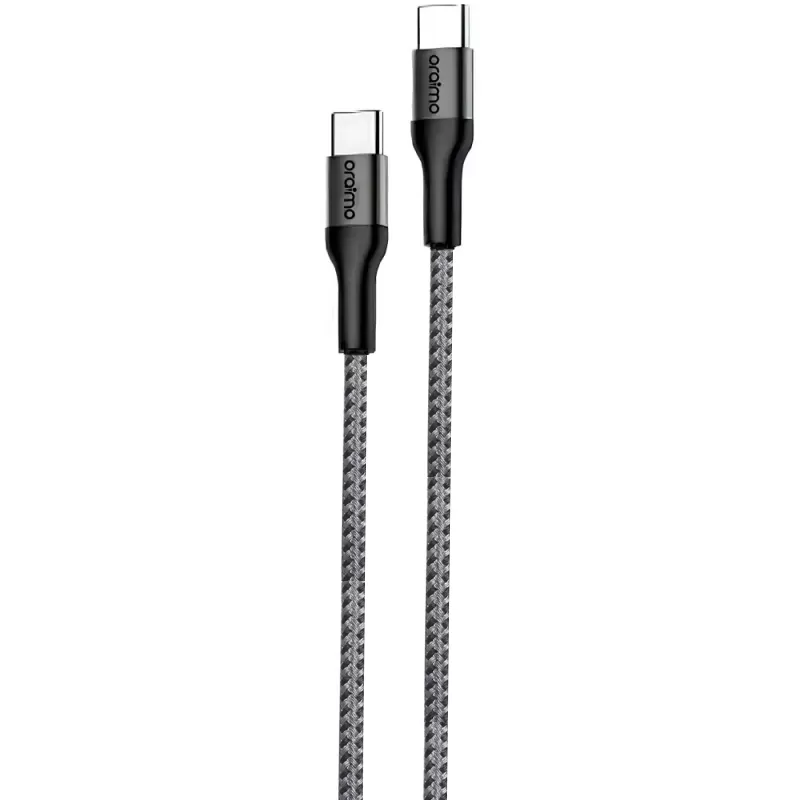 Cable Oraimo PlusLine OCD-CC11A USB-C | USB-C - Grey (2 Metros)