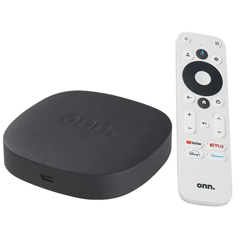 Media Player Onn Google TV Streaming Box 4K - Black