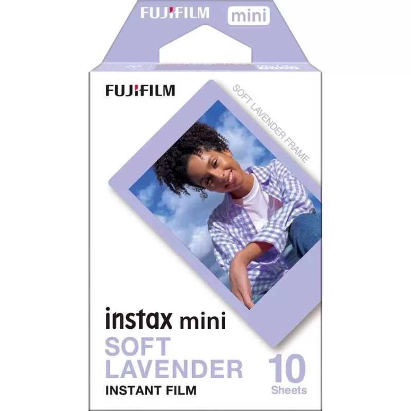 Papel Térmico Fujifilm Instax Mini Soft Lavander - (10 hojas de película)