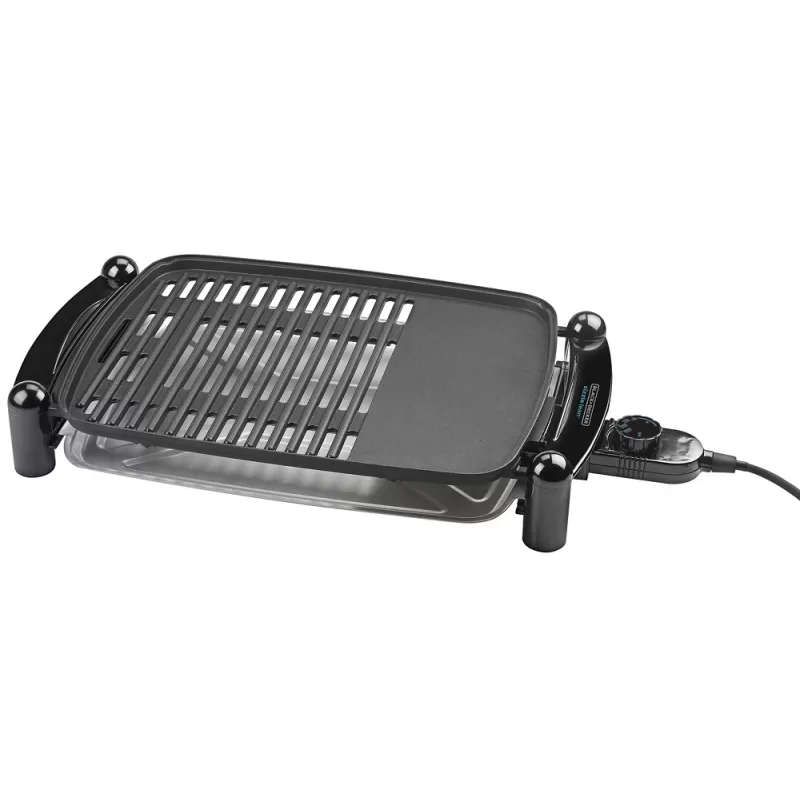 Parrilla & Plancha Eléctrica Black+Decker IG201-CL 220V 1500W - Negro