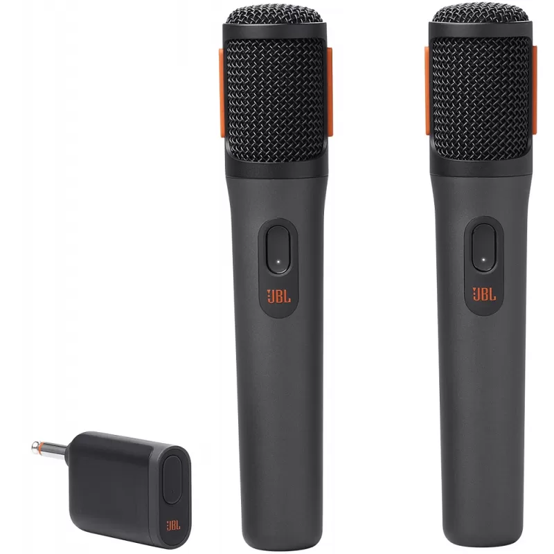 Micrófono JBL PartyBox Wireless Mic - Black (2 Unidades)