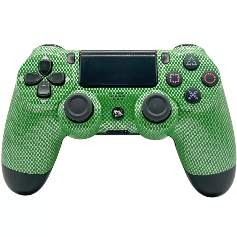 Control Play Game Dualshock 4 Wireless - Green Mesh