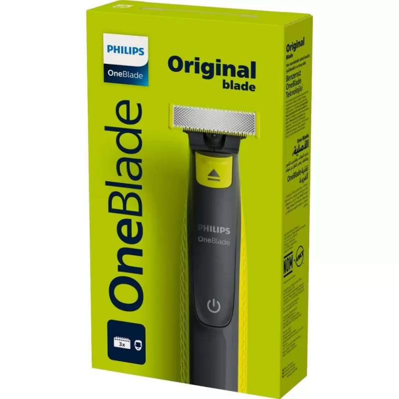 Afeitadora Eléctrica Philips OneBlade QP2724/10 5V - Black/Lime