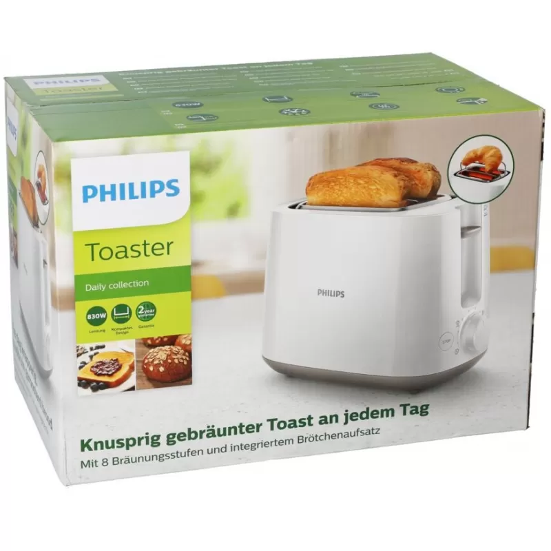 Tostadora Philips HD2581/00 Daily Collection 830W 220V - White