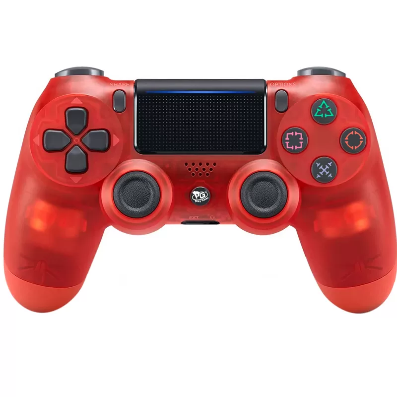 Control Play Game Dualshock 4 Wireless - Transparent Red