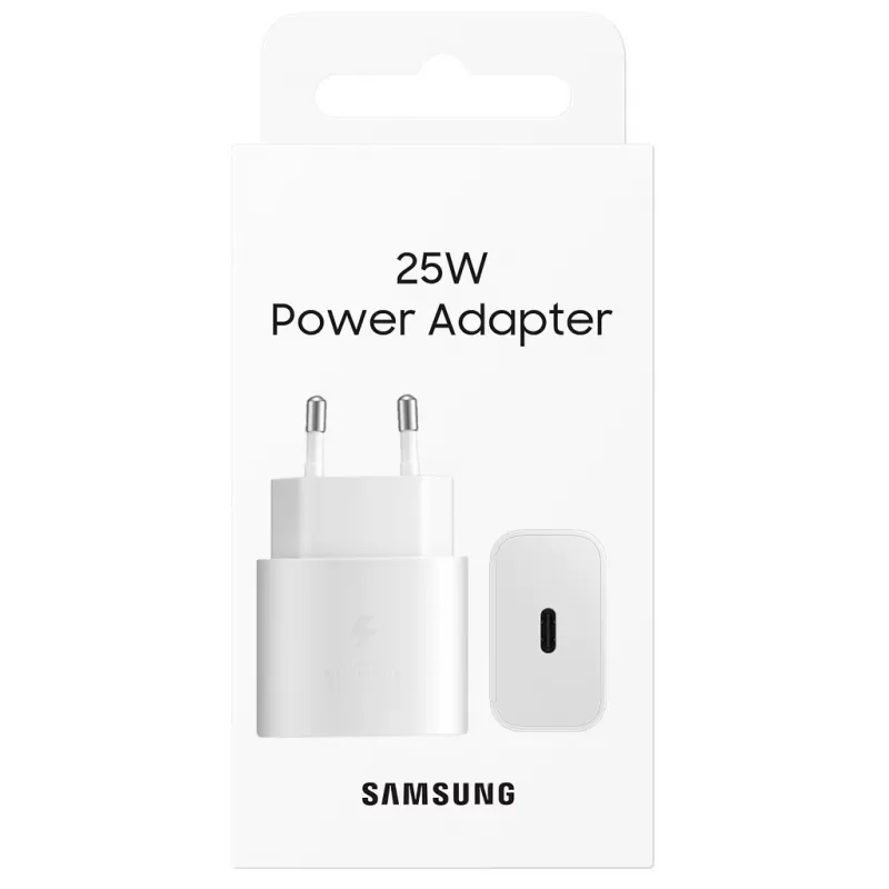 Adaptador de Corriente Samsung USB-C 25W EP-T2510NWEGWW - White