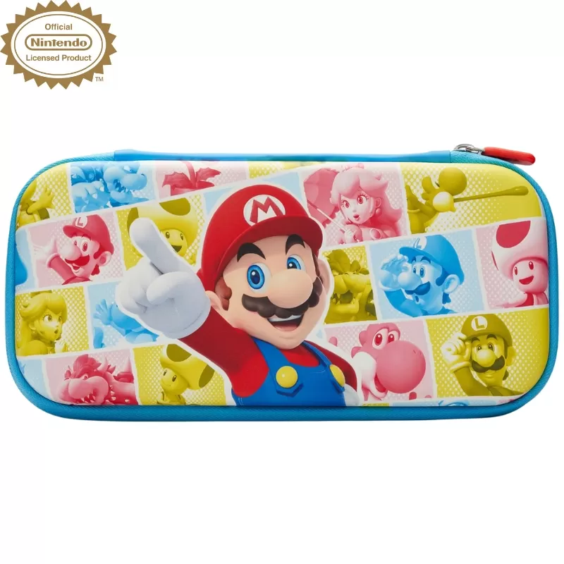 Estuche Protector Slim PowerA para Nintendo Switch - Super Mario Mushroom kingdom Reel (PWA-A-09471)