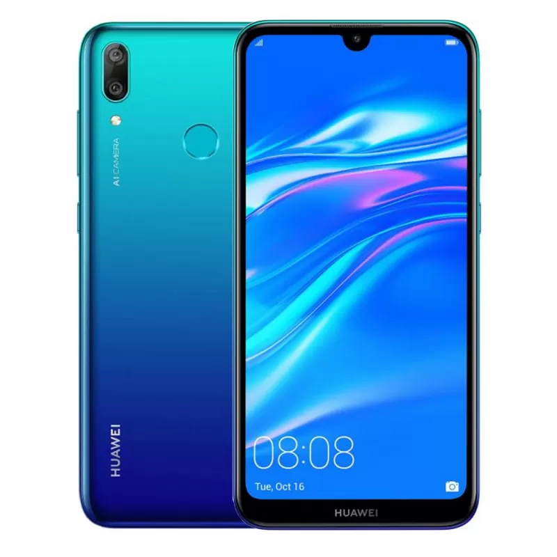Smartphone Huawei Y7 DUB-LX3 2019 DS 3/32GB 6.26 13+2MP/8MP A8.1 - Azul