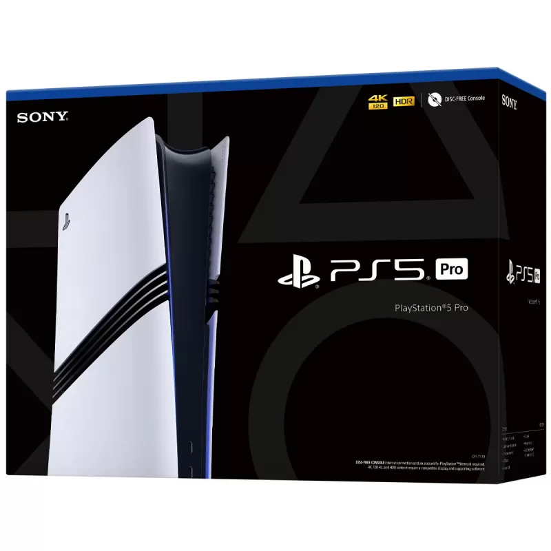 Consola Sony PlayStation 5 Pro Digital CFI-7119 2TB SSD - White/Black (Caja Fea)