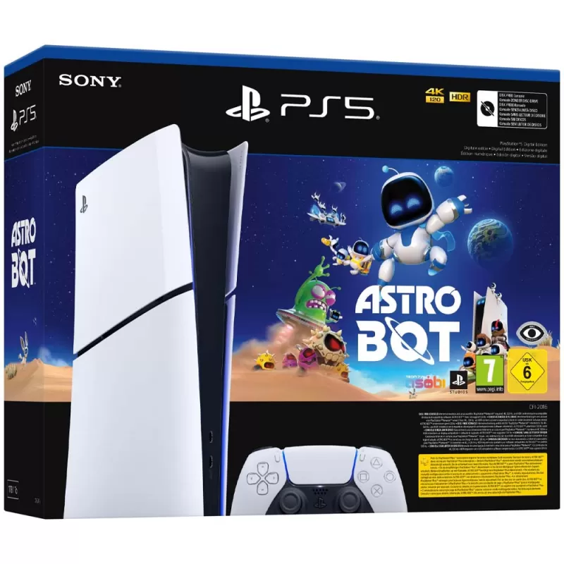 Consola Sony PlayStation 5 Slim CFI-2016 Digital 1TB SSD + Juego Astro Bot