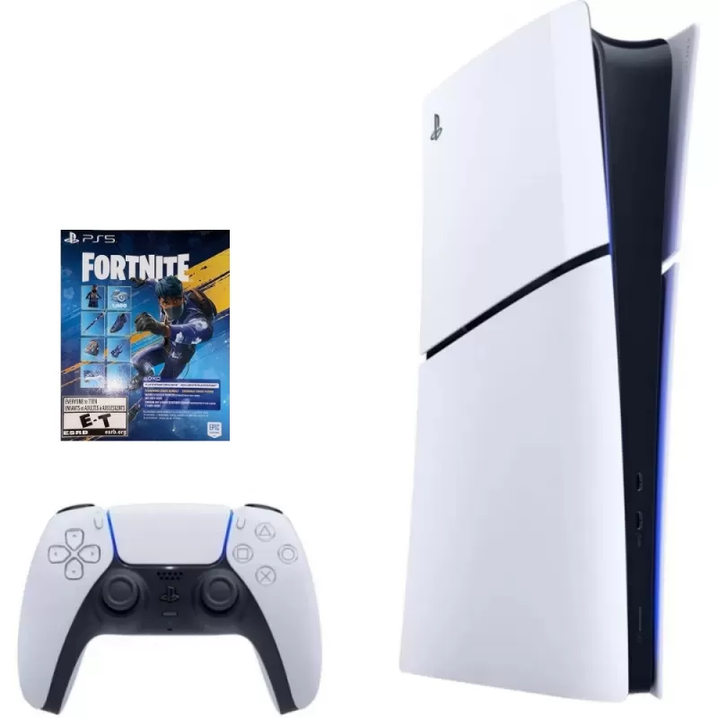 Consola Sony PlayStation 5 Slim Digital CFI-2115 825GB SSD Fortnite Flowering Chaos Bundle (Caja Fea)
