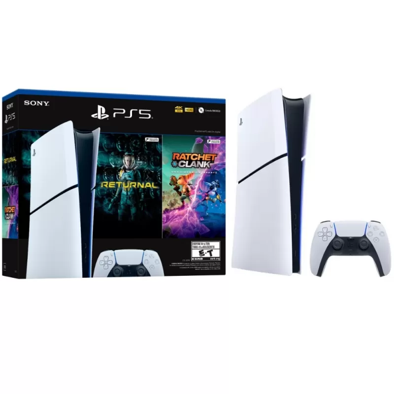 Consola Sony PlayStation 5 Slim CFI-2015 Digital 1TB SSD + juego Returnal / Ratchet & Clank