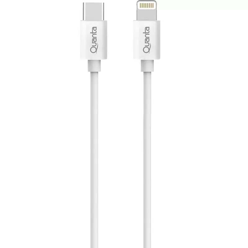 Cable Quanta QTCTL71 USB-C | Lightning 1m - White