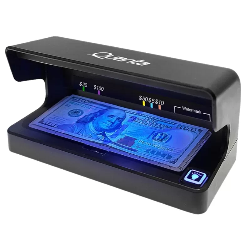 Detector de Billetes Falsos Quanta QTDBF30 - Black