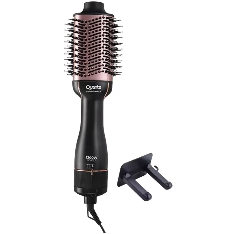 Cepillo Secador Quanta QTES6000 1300W 2V - Black/R...