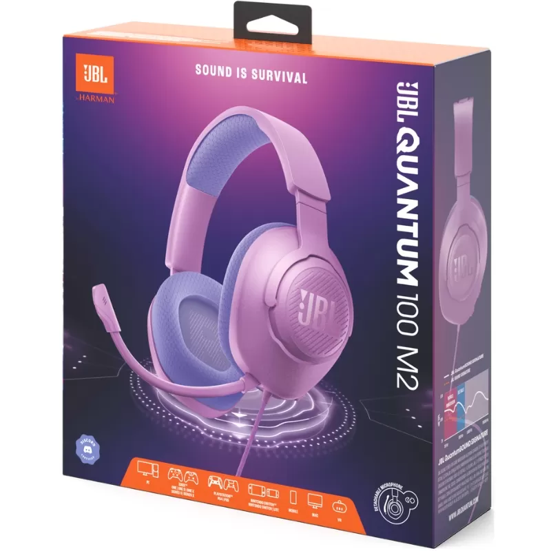 Auricular JBL Quantum 100 M2 ANC - Purple 