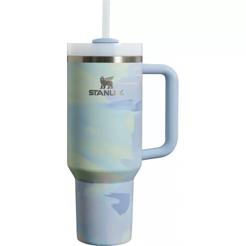 Vaso Térmico Stanley The Quencher H2.0 FlowState Tumbler 1.18L - Cool Serene Brushstroke