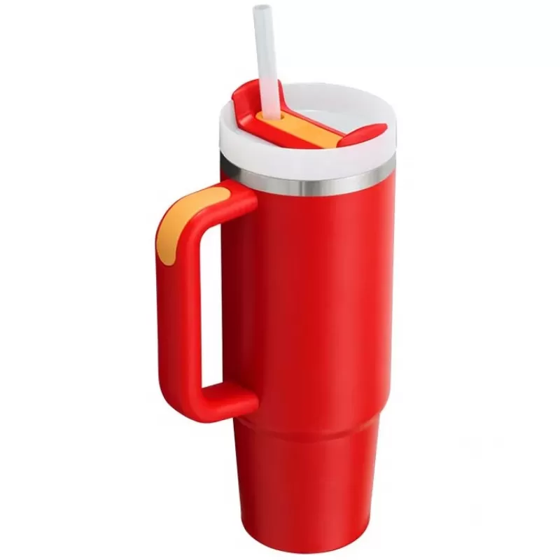 Vaso Térmico Stanley The FlowState Quencher H2.0 Tumbler 887ml - Red Chili