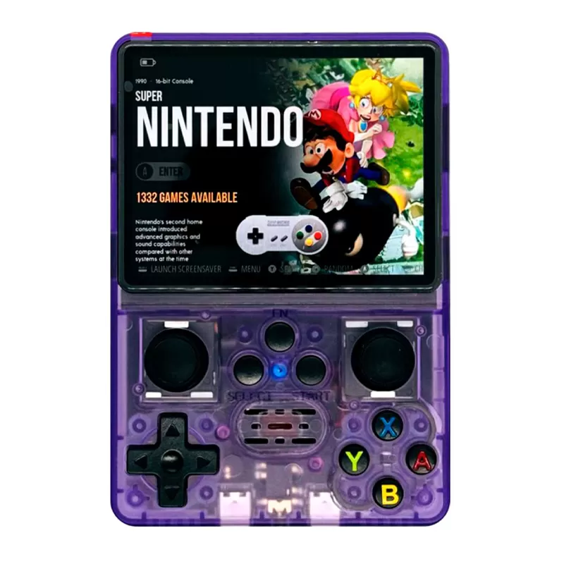 Consola Portátil Game R35S 3.5" 64GB - Purple