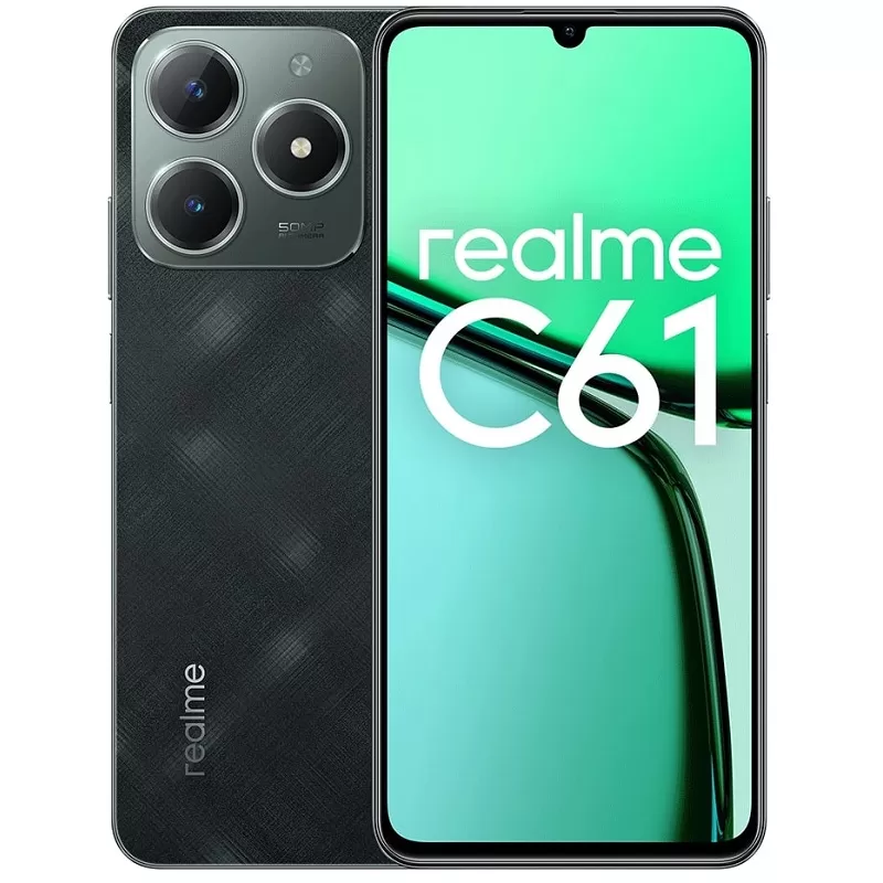 Smartphone Realme C61 RMX3930 DS 6.74" 6/256GB - Dark Green