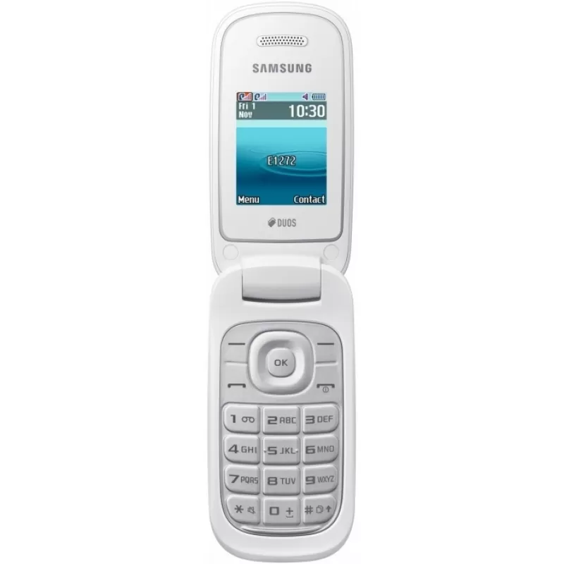 Celular Samsung GT-E1272 DS 1.77" 32/64MB - White
