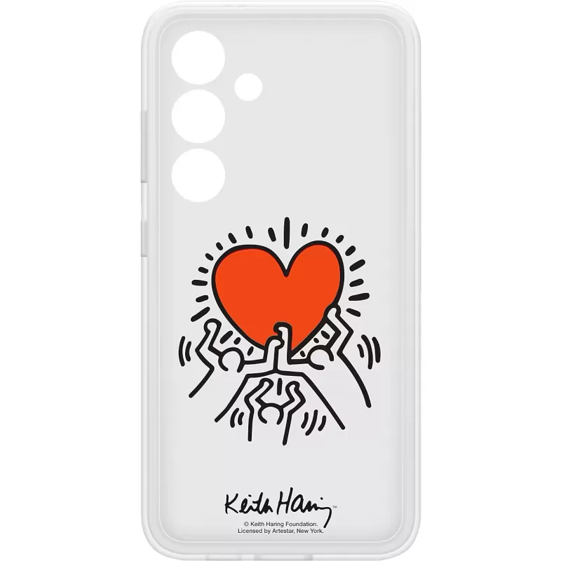 Capa Samsung Galaxy S24+ EF-MS926CWEGWW Flipsuit Keith Harind - White