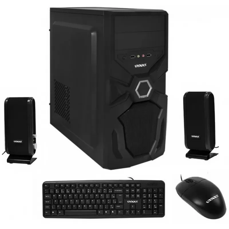 Kit Satellite Gabinete K731 Barebone Español - Black