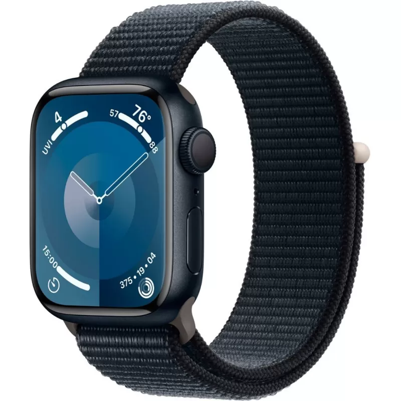 Apple Watch Series 9 MR8Y3LL/A 41mm GPS - Midnight Aluminum/Sport Loop