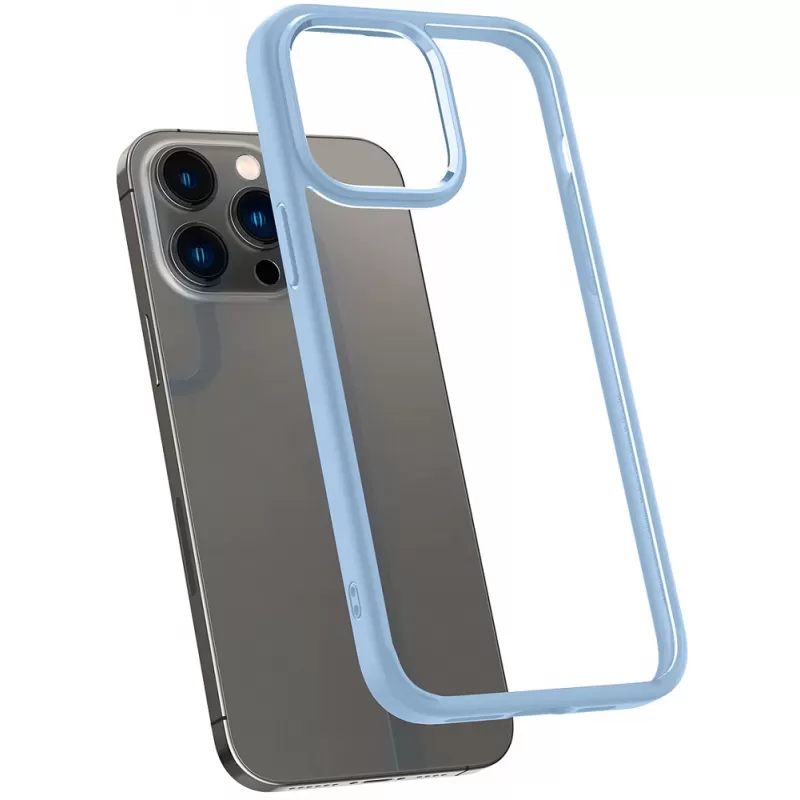 Capa Spigen Para IPhone 14 Pro ACS04667 Crystal Hybrid - Sierra Blue