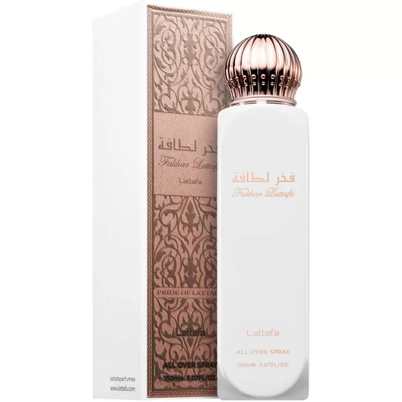 Spray Corporal y Capilar Lattafa Pride Fakhar Rose Femenino - 150mL