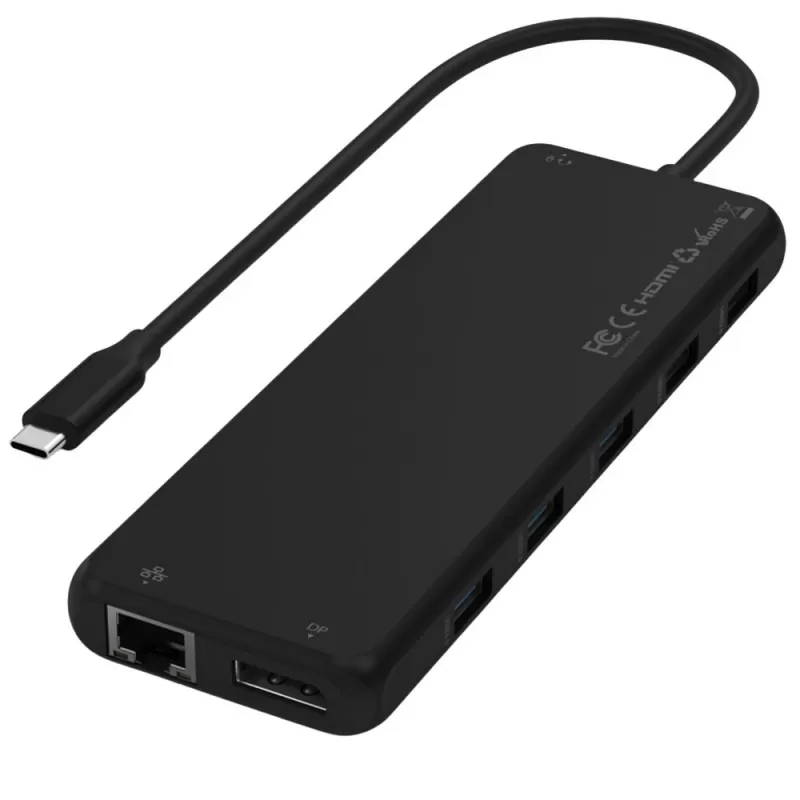 Hub Satechi ST-P3D13K USB-C Multipuertos 13 en 1 - Black