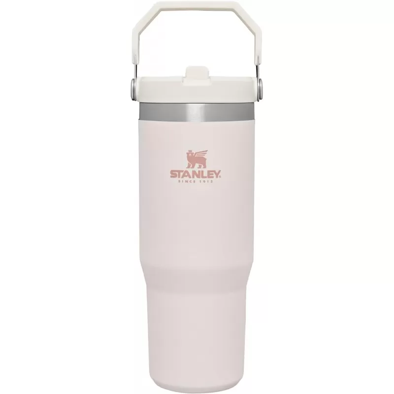 Termo Stanley Classic IceFlow Flip Straw Tumbler 887ml - Rose Quartz