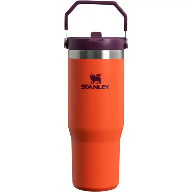 Termo Stanley Classic IceFlow Flip Straw Tumbler 887ml - Plum Tigerlily