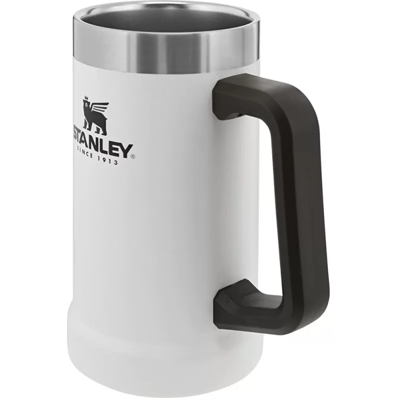 Manija Stanley Adventure The Big Grip Beer Stein 709ml - White