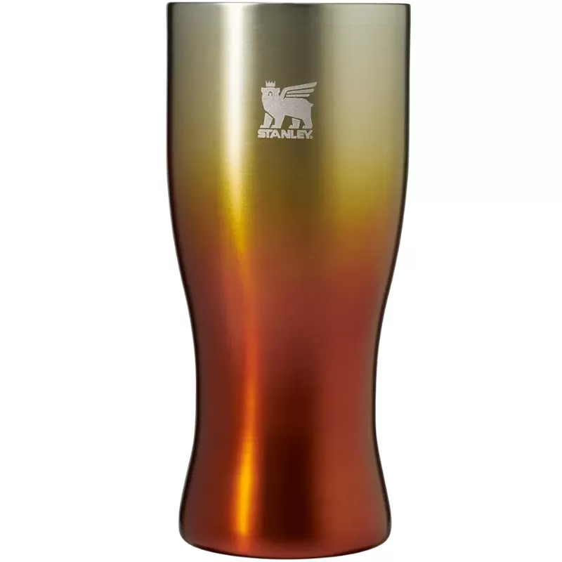 Vaso Térmico Stanley The Golden Hour Prismatic Pilsenr Glass 443ml - Amber Haze