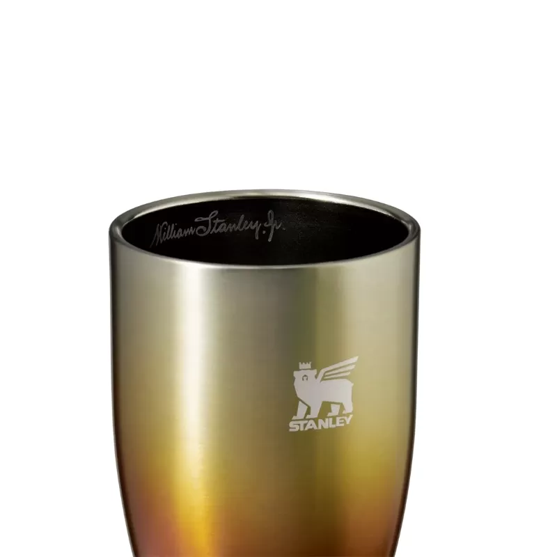 Vaso Térmico Stanley The Golden Hour Prismatic Pilsenr Glass 443ml - Amber Haze