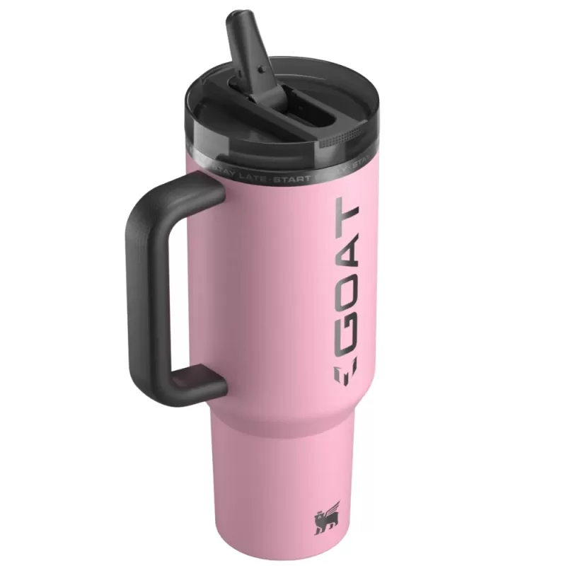 Vaso Térmico Stanley x Messi Goat The Flip Straw Quencher Protour Tumbler 1.18L - Pink