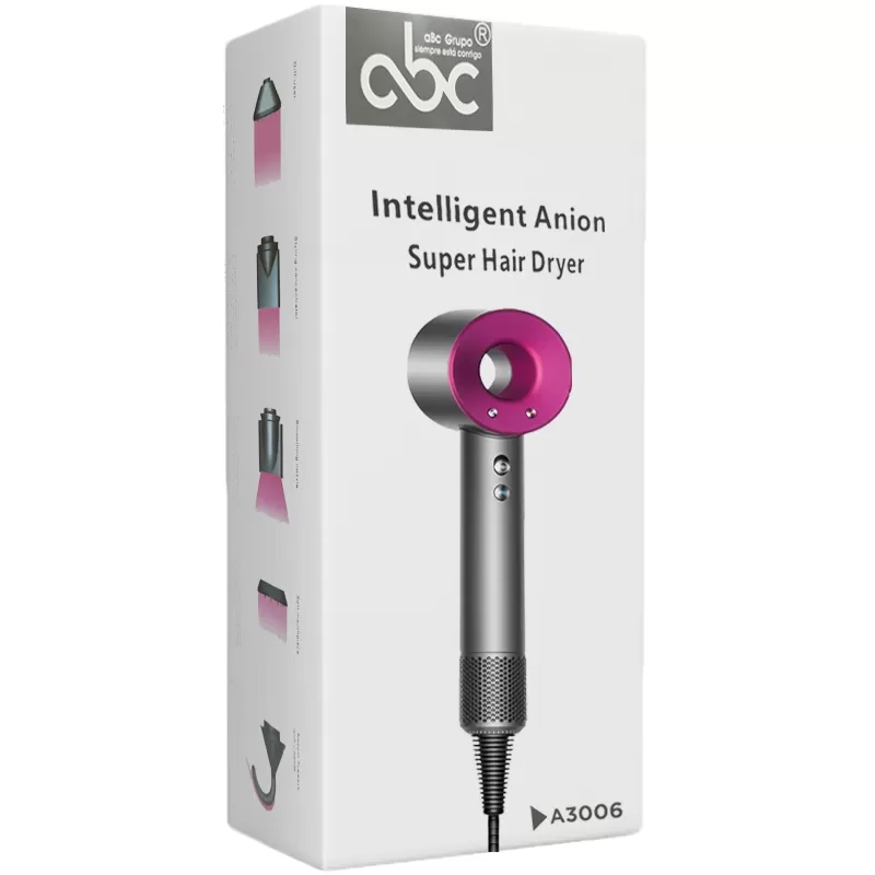 Secador de Cabello ABC Super Hair Dryer A3006 1600W 110V - Pink