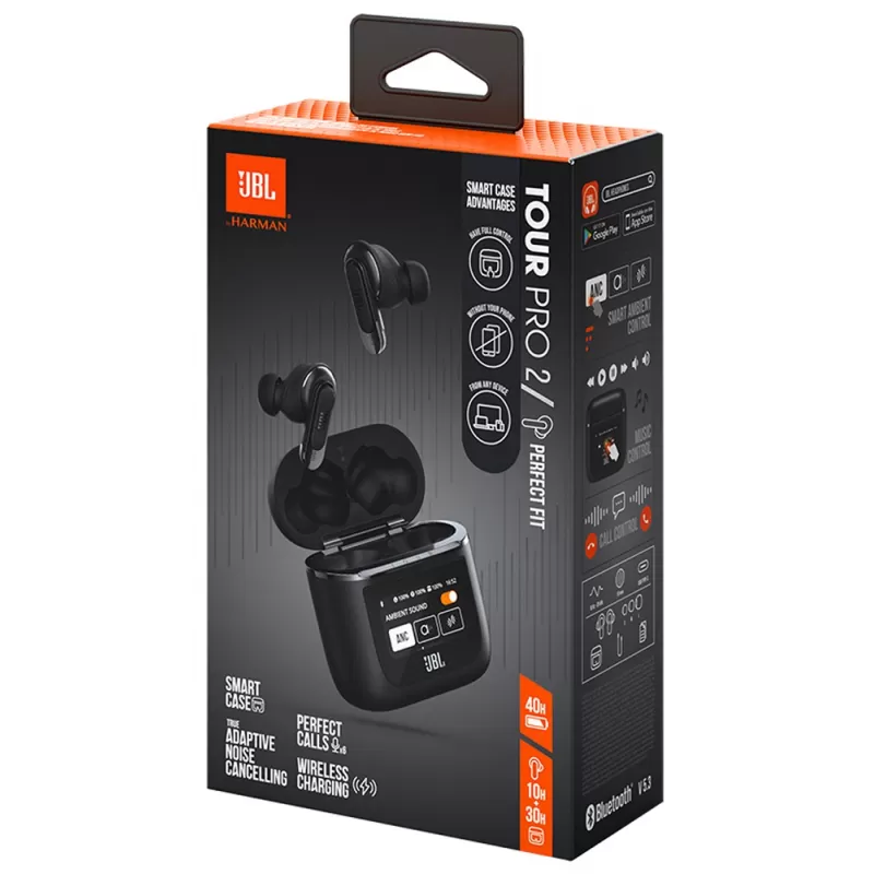 Auricular JBL Tour Pro 2 Bluetooth - Black