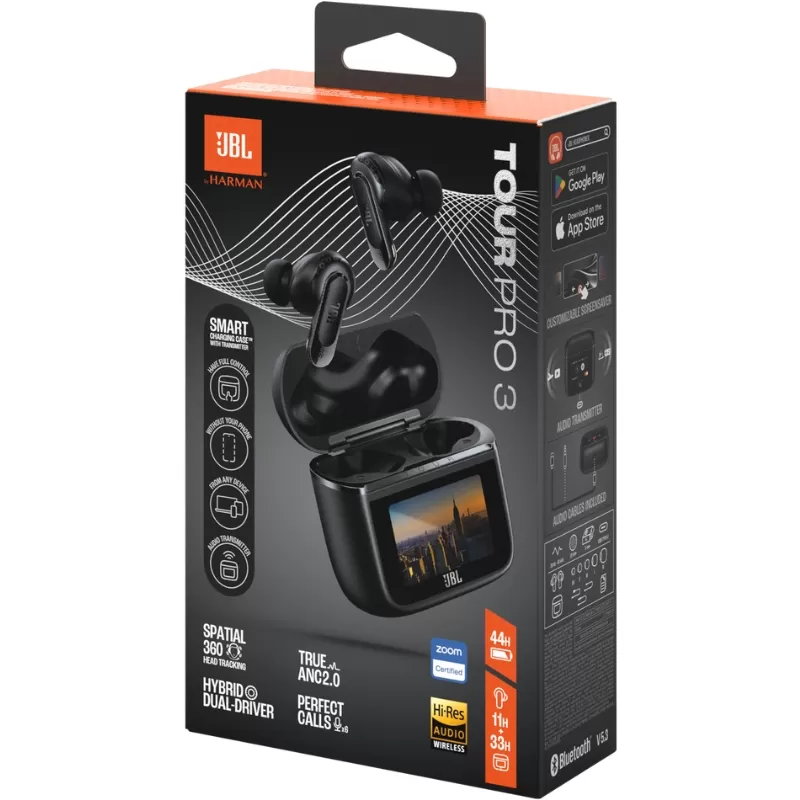 Auricular JBL Tour Pro 3 Bluetooth - Black