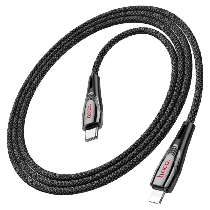 Cable Hoco USB-C/Lightning U133 27W (1.2m) - Black