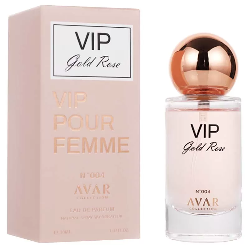 Perfume Avar Collection N° 004 VIP Gold Rose EDP Femenino - 30mL