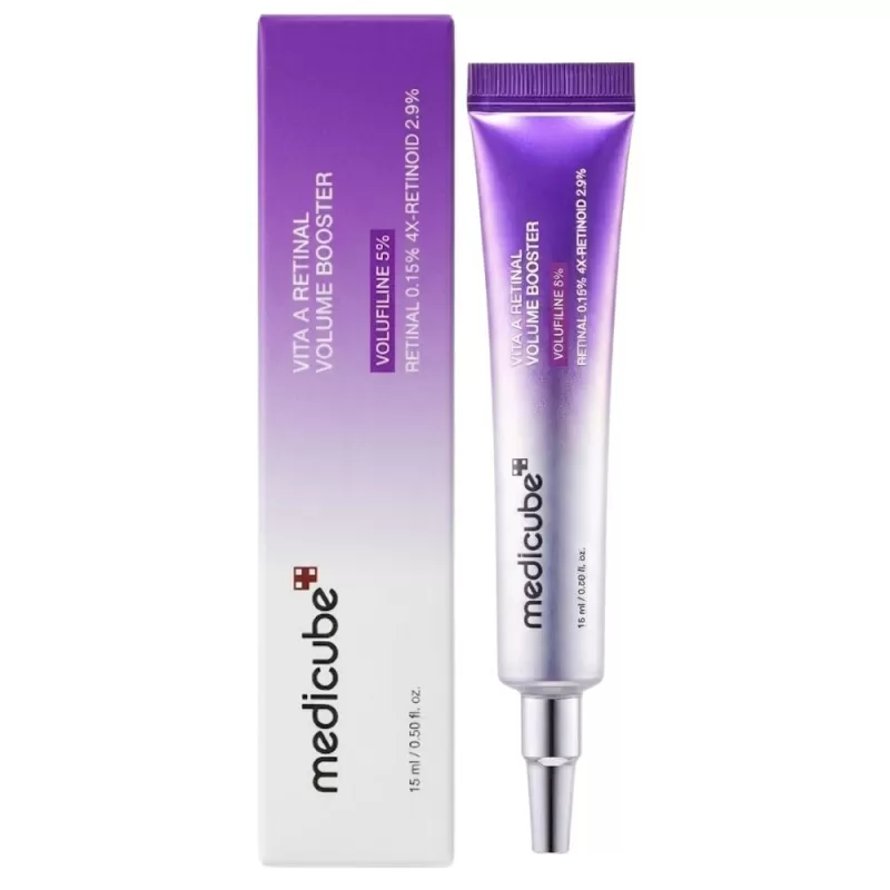 Sérum Facial Medicube Vita a Retinal Volume Booster Volufiline 5% Retinal 0.15% 4x-Retinoid 2.9% - 15mL