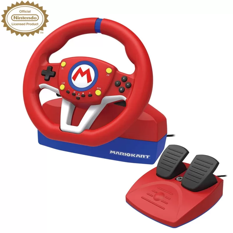 Volante Hori para Nintendo Switch Mario Kart Racing Wheel Pro Mini (NSW-204U)