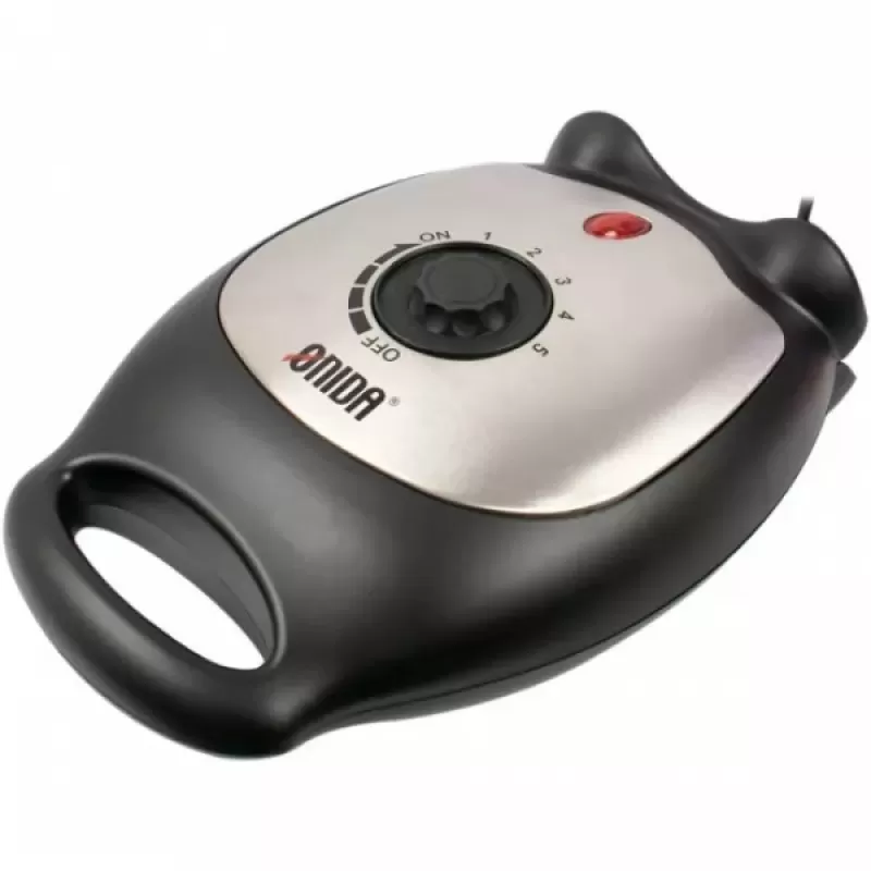 Waflera Grill Onida ON-424 220V - Negro/Plateado