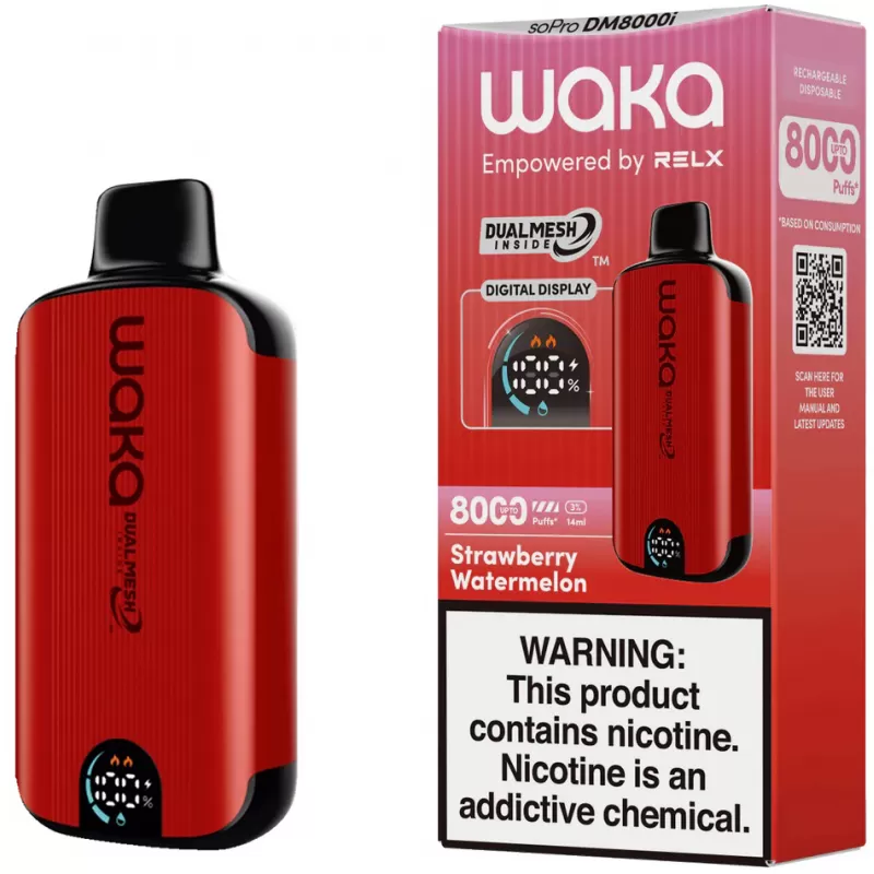 Vaper Descartable WAKA SoPro 3% Nicotina 8000 Puff...