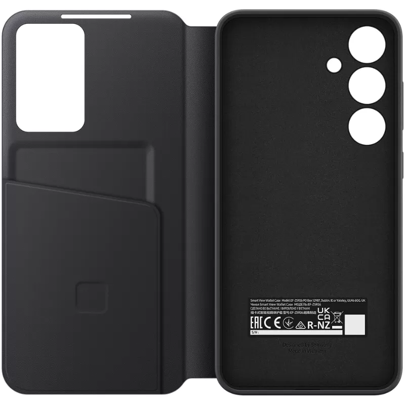 Capa Samsung Galaxy S24+ EF-ZS926CBEGWW Smart View Wallet - Black