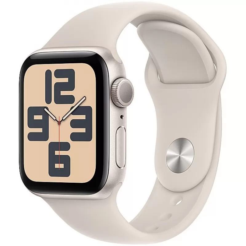 Apple Watch SE 2nd Generation MRE43LL/A 44mm GPS - Starlight Aluminum/Sport Band