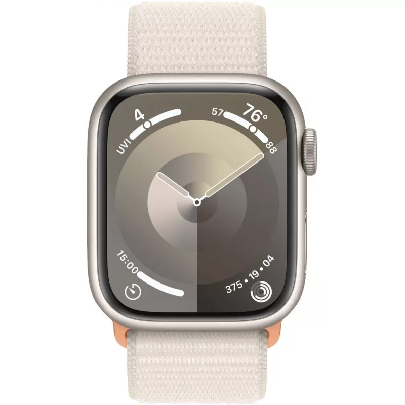 Apple Watch Series 9 MRHQ3LW/A 41mm (GPS + Celular) - Starlight Aluminum/Sport Loop