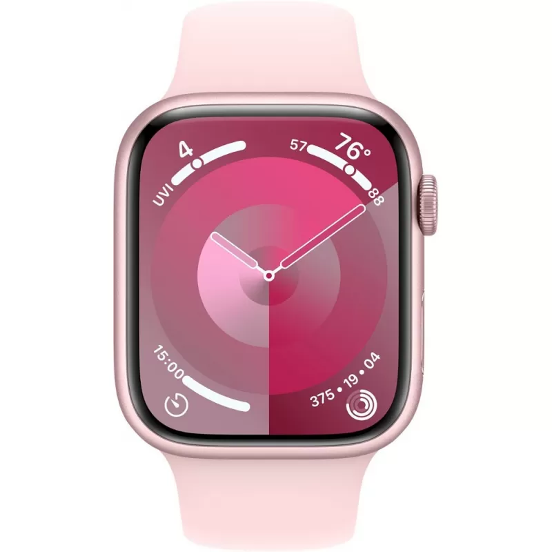 Apple Watch Series 9 MR9G3LL/A 45mm GPS - Pink Aluminum/Light Pink Sport Band